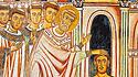 Papst Silvester tauft Kaiser Konstantin