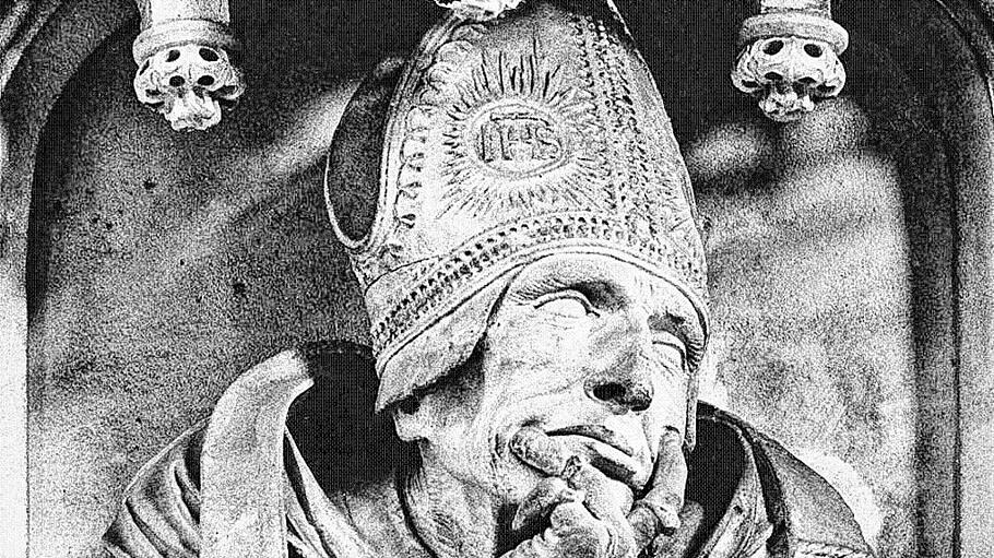 Heilige Augustinus von Hippo  - dargestellt im Wiener Stephansdom