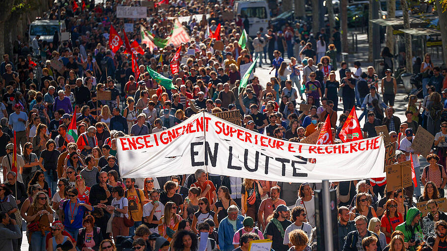 Schülerproteste in Paris