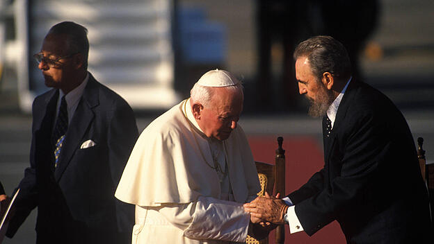 Papst Johannes Paul II. in Kuba