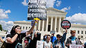 Demonstration von Abtreibungsgegnern vor dem Obersten Gerichtshof in Washington