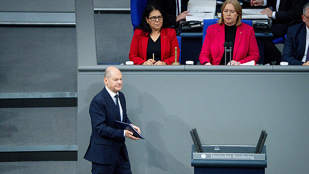 Deutscher Bundestag, Bundeskanzler Scholz