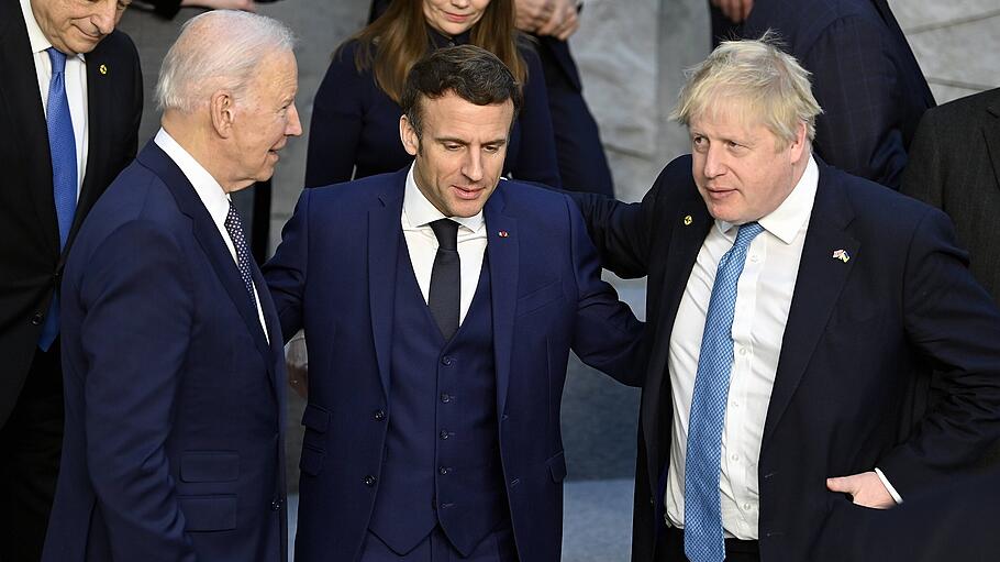 Biden, Macron und Johnson