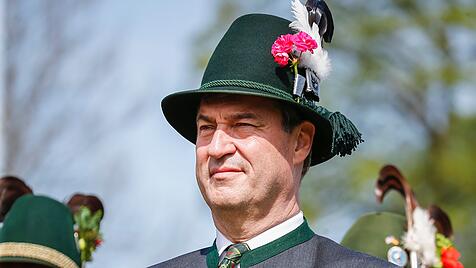 Markus Söder beim Patronatstag der bayerischen Gebirgsschützen