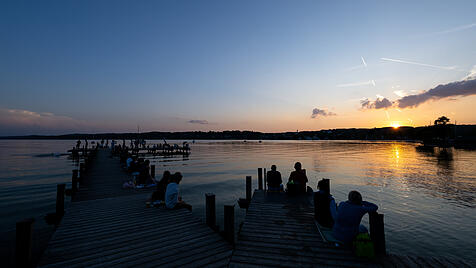 Abendstimmung am Starnberger See