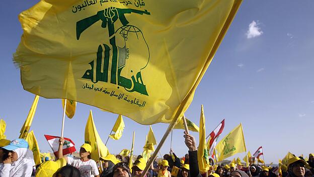 Hisbollah-Flaggen
