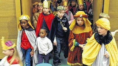 Sternsinger im niedersächsischen Landtag