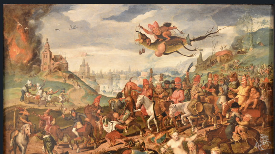 Die Versuchung des hl. Antonius, Pieter Brueghel d.J., 1600