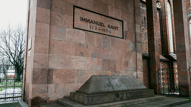 Immanuel Kants Grab in Königsberg (heute Kaliningrad)