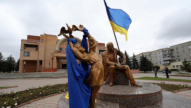 Das Denkmal für den ukrainischen Dichter Taras Schewtschenko