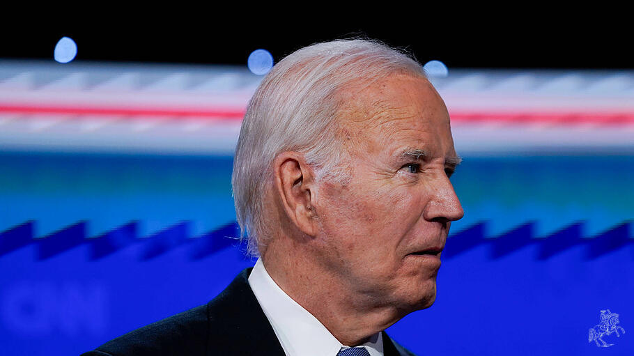 Joe Biden beim TV-Duell mit Donald Trump