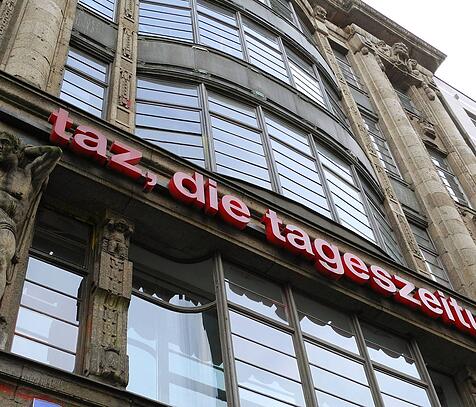 Redaktionsgebäude der taz in Berlin