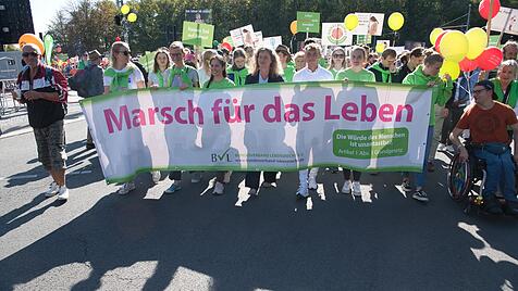 Demonstration von Abtreibungsgegnern &laquo;Marsch f&uuml;r das Leben&raquo;