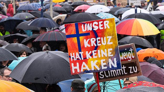 Anti-AfD-Demonstration in Krefeld
