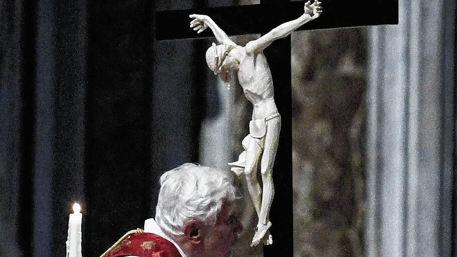 Pope Benedict XVI celebrates the Lord's Passion on Good Friday at