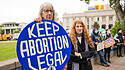 Demonstration für Recht auf Abtreibung  in Kalifornien
