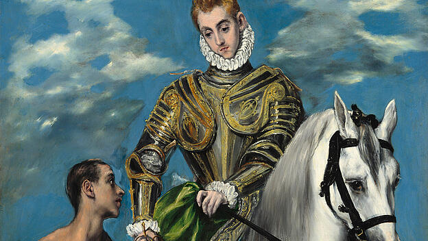 So sah der Maler El Greco den heiligen Martin.