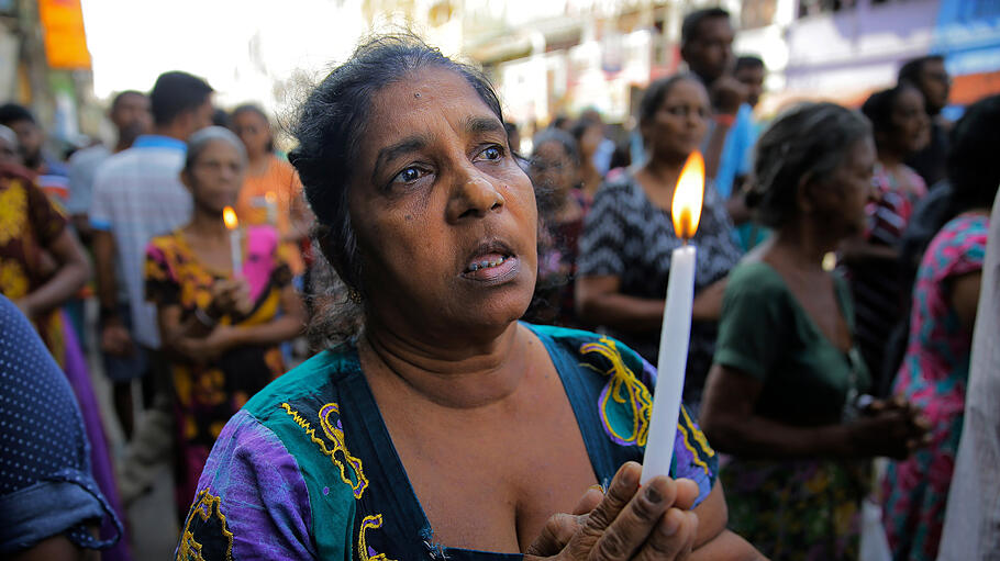 Gedenken an die Opfer der Anschläge in Sri Lanka