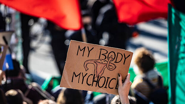 Demo für Abtreibung in München