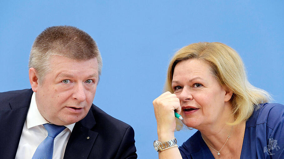 Thomas Haldenwang und Nancy Faeser