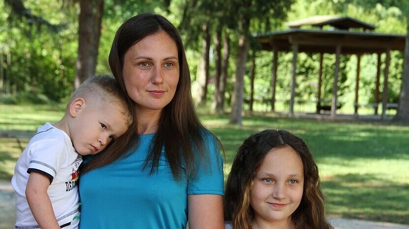 Marina aus Mykolajiw hat zwei leibliche Kinder und zehn Pflegekinder