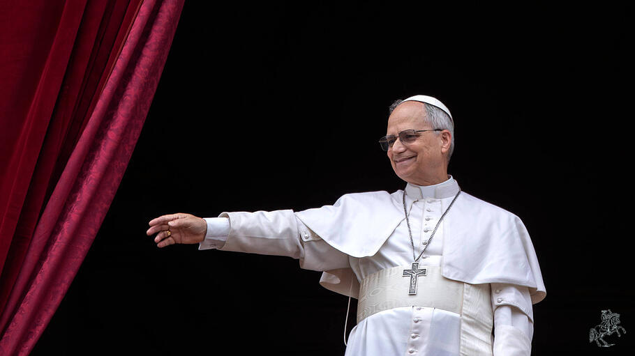 Papst Leo XIV. beim Mittagsgebet