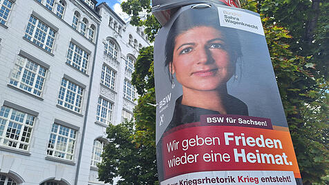 Leipzig: Wahlplakate zur Landtagswahl