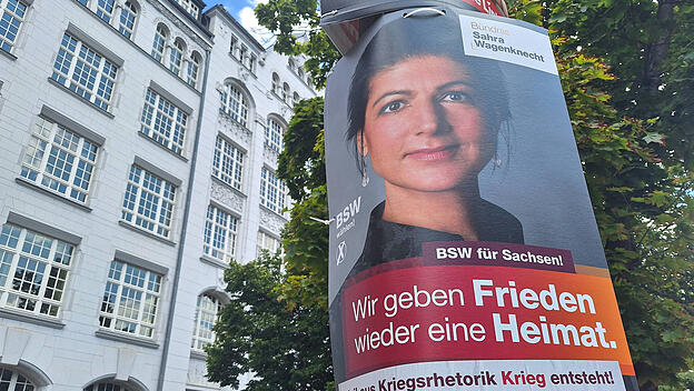 Leipzig: Wahlplakate zur Landtagswahl