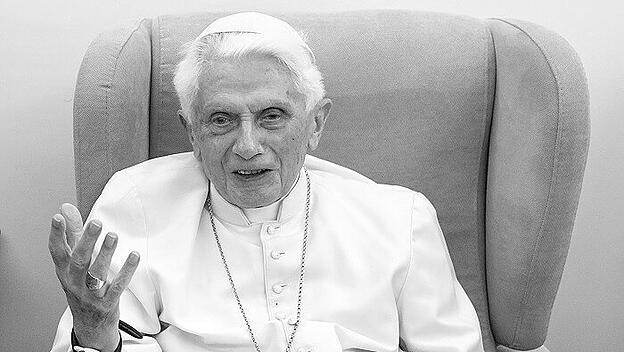 Der verstorbene Papst Benedikt XVI.