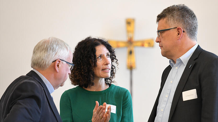 Erzbischof Heiner Koch, Bettina Jarasch und Wolfgang Klose
