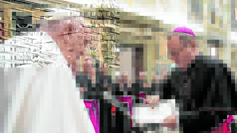 Bischof Bätzing und Papst Franziskus