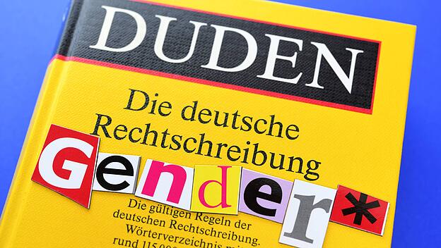 Schriftzug Gender* auf DUDEN