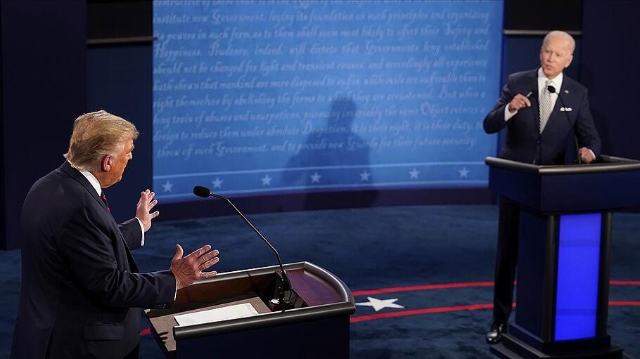 Erste TV-Debatte zwischen Trump und Biden
