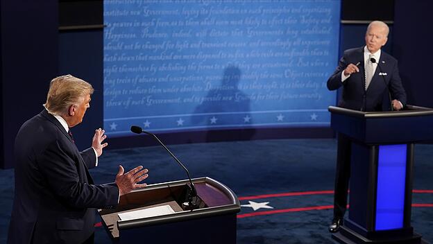 Erste TV-Debatte zwischen Trump und Biden