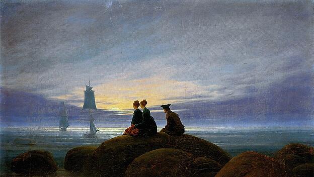Caspar David Friedrich  - Mondaufgang Am Meer 2