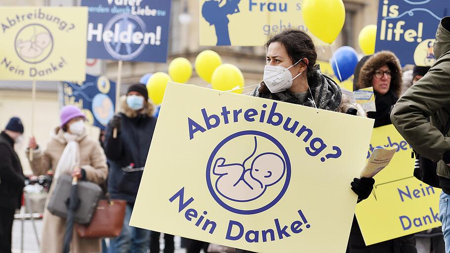 Abtreibungsgegner beim „Münchner Marsch für das Leben“