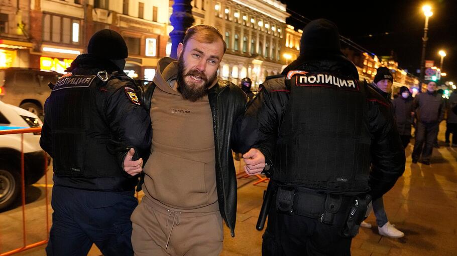 Ukraine-Krieg - Proteste in Moskau