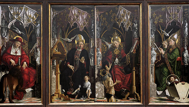 Die vier lateinischen Kirchenväter.