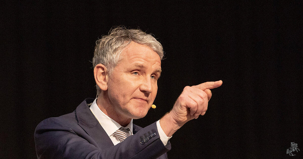 Frontalunterricht mit Herr Höcke