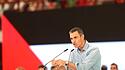 Pedro Sanchez bei einer propalästinensischen Veranstaltung