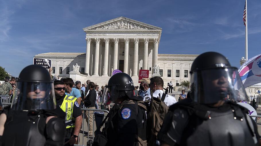 Demo vor dem Obersten Gerichtshof in Washington