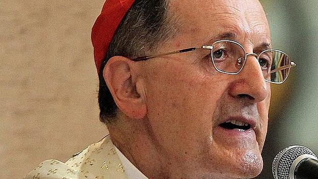 Italian cardinal Beniamino Stella at Havana