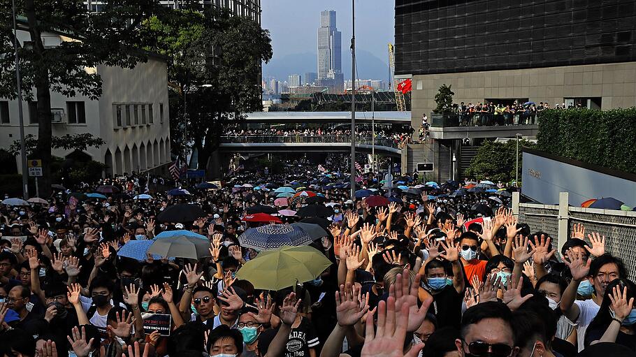 Schon seit Monaten halten die Proteste in Hongkong an.