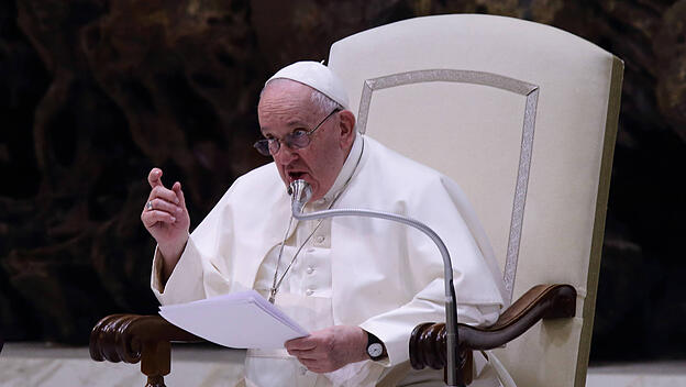 Papst Franziskus mahnt zum Frieden