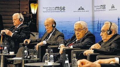 Henry Kissinger auf der 50. Münchner Sicherheitskonferenz