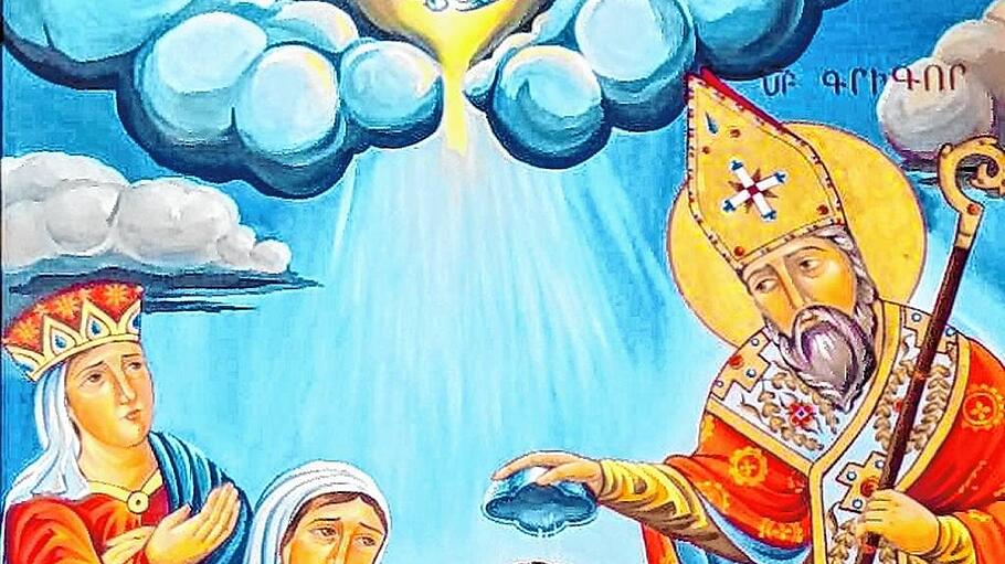 Anfang des 4. Jahrhunderts ließ der armenische Herrscher sich, seine Familie und sein Volk taufen