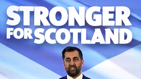 Früherer Gesundheitsminister Humza Yousaf wird neuer Leiter der Scottish National Party.