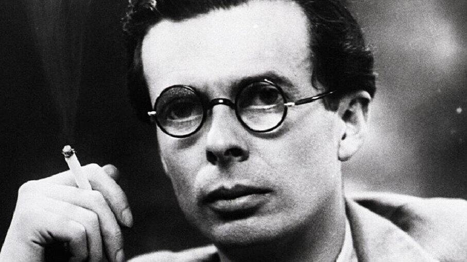 Der britische Schriftsteller Aldous Huxley