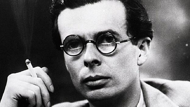 Der britische Schriftsteller Aldous Huxley