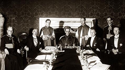 Unterzeichnung des Reichskonkordats am 20. Juli 1933